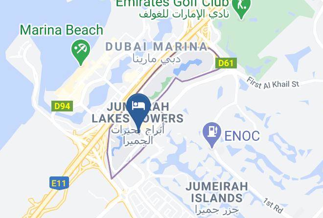 Dubai - Bonnington Jumeirah Lakes Towers Maps