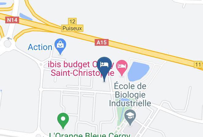 Val D Oise - Bonsai Hotel Cergy Maps