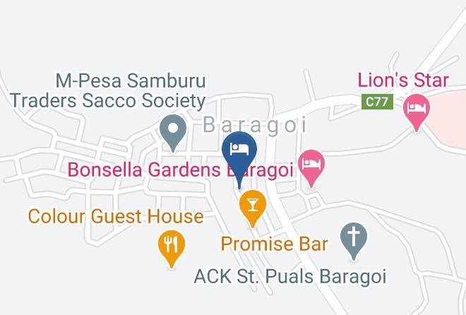 Samburu - Bonsella Gardens Baragoi Maps