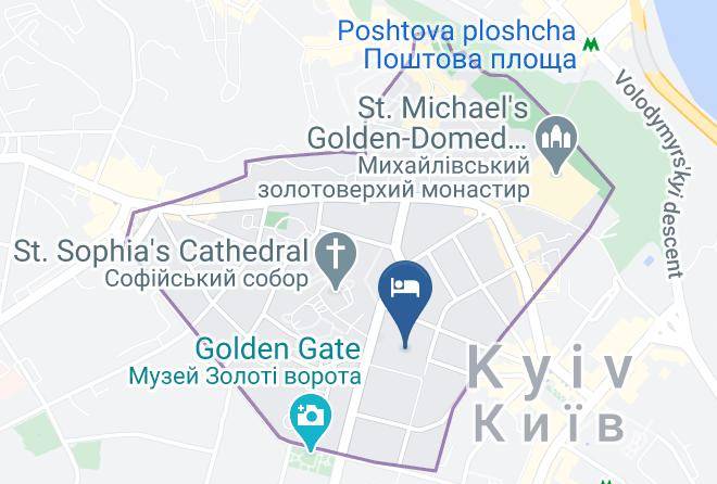 Kyiv - Bontiak Hotel Maps