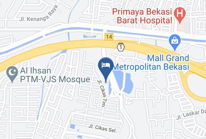 Kota Bekasi - Bonzela Property Grand Kamala Lagoon Maps