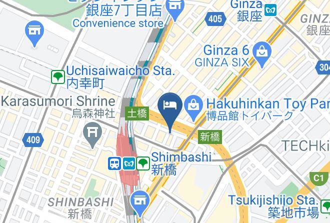 Minato Ward - Bookteabed Ginza Maps