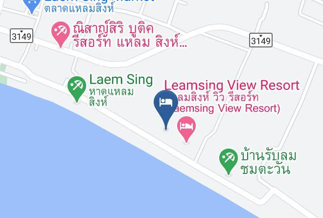 Amphoe Laem Sing - Boom Boom Beach Resort Maps