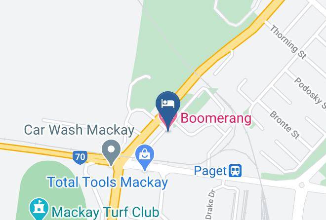 Mackay - Boomerang Hotel Mackay Maps