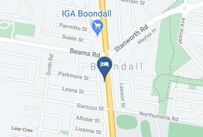 Boondall Motel Map