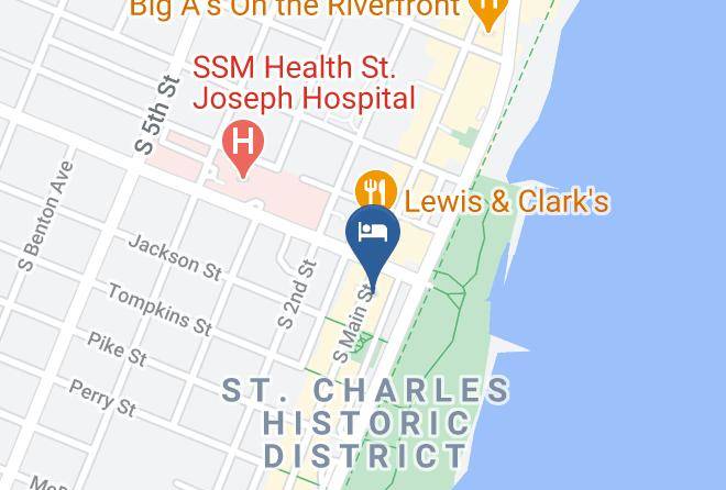 St Charles - Boone's Colonial Inn Maps