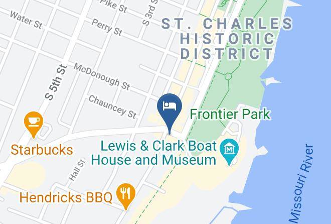 St Charles - Boone's Lick Trail Inn Maps