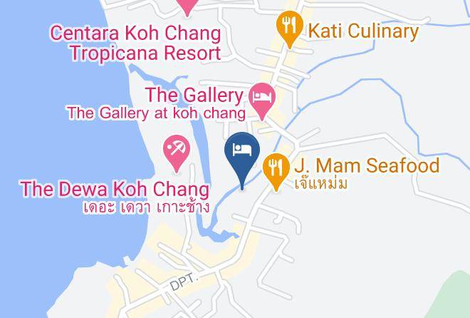 Amphoe Ko Chang - Boonya Resort Maps