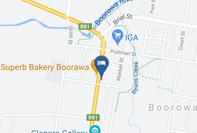 Boorowa Hotel Map