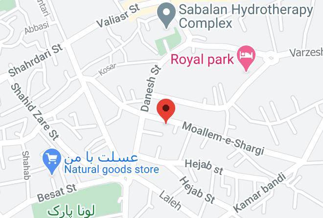 Tabriz - Boostan Hotel Maps