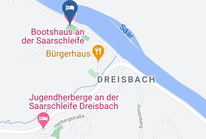 Merzig Wadern - Bootshaus An Der Saarschleife Maps
