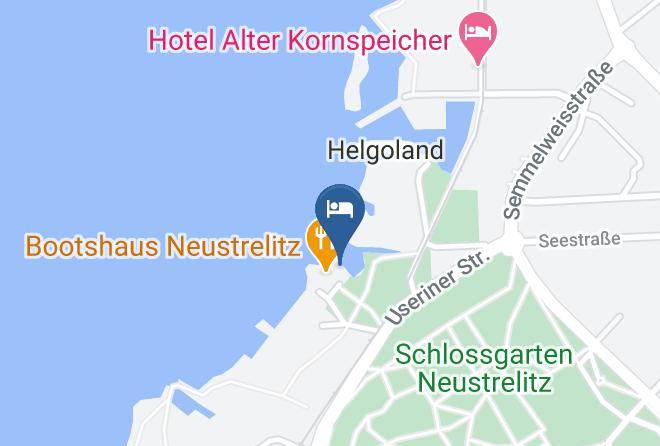 Mecklenburgische Seenplatte - Bootshaus Neustrelitz Maps