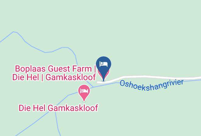 Central Karoo - Boplaas Guest Farm Die Hel Gamkaskloof Maps