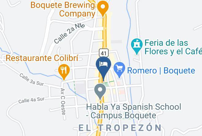 Boquete - Boquete Restaurant Maps