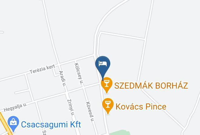 Tarcal - Bor Bazilika Panzio Maps