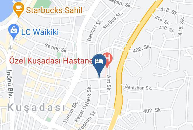 Kusadasi - Bora Otel Maps