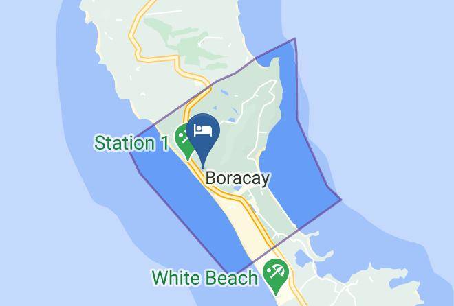 Boracay's White Coral Hotel Map