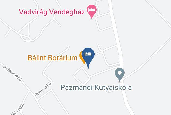 Pazmand - Borarium Vendeghazak Zen Go Haz Zenit Haz Nero Haz Maps