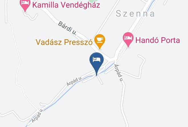 Szenna - Borbas Vendeghaz Maps