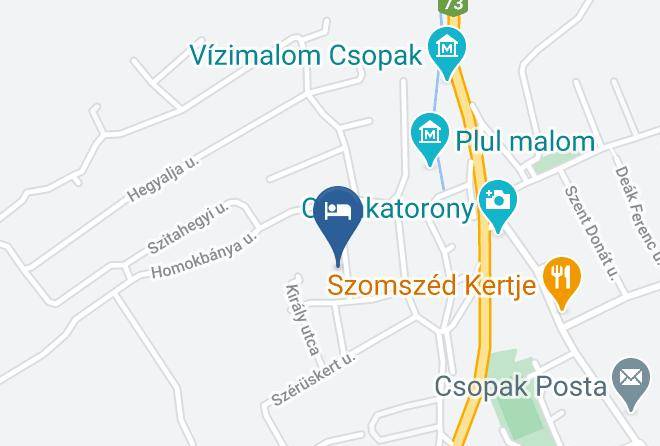 Csopak - Borcsihaz Csopak Maps