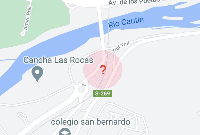 Cautin Province - Borde Rio Temuco Maps