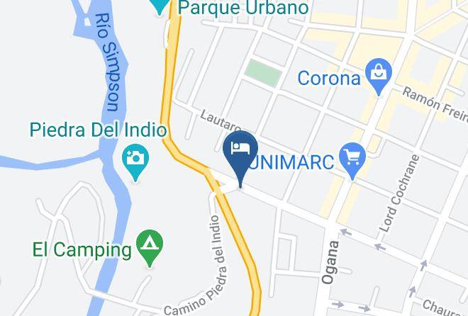 Coyhaique Province - Borde Simpson Hotel Boutique Maps