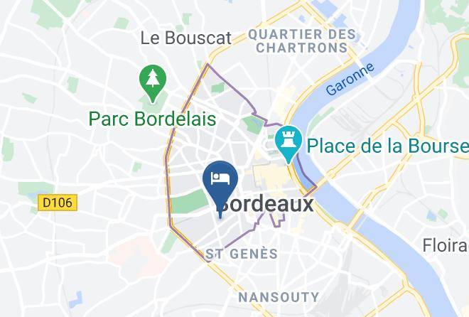 Gironde - Bordeaux Centre Chambre Queen Size Maps