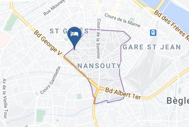 Bordeaux Cosy B&b Map