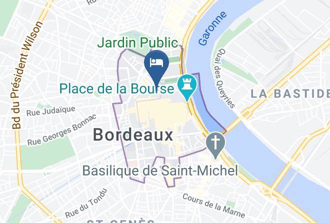 Bordeaux Tourny Triangle D'or Map