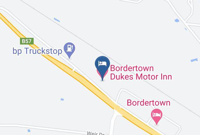 Bordertown Dukes Motor Inn Map