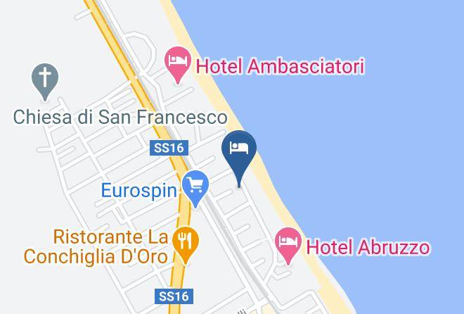 Teramo - Bordopineta Residence Maps