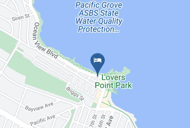 Monterey - Borg's Ocean Front Motel Maps