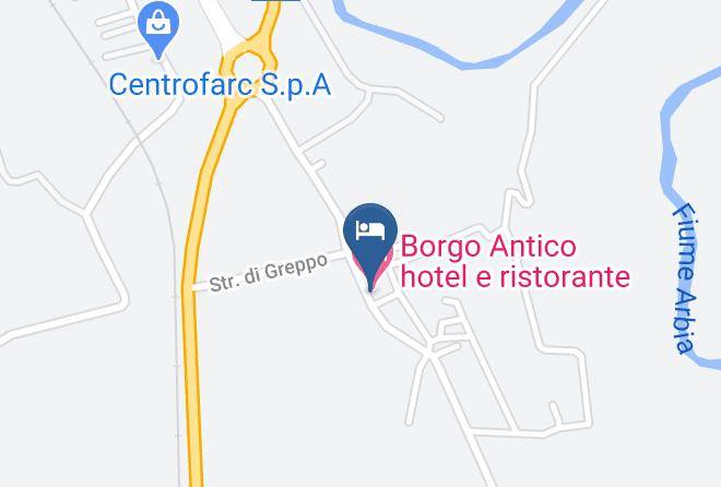 Siena - Borgo Antico Hotel Ristorante Maps