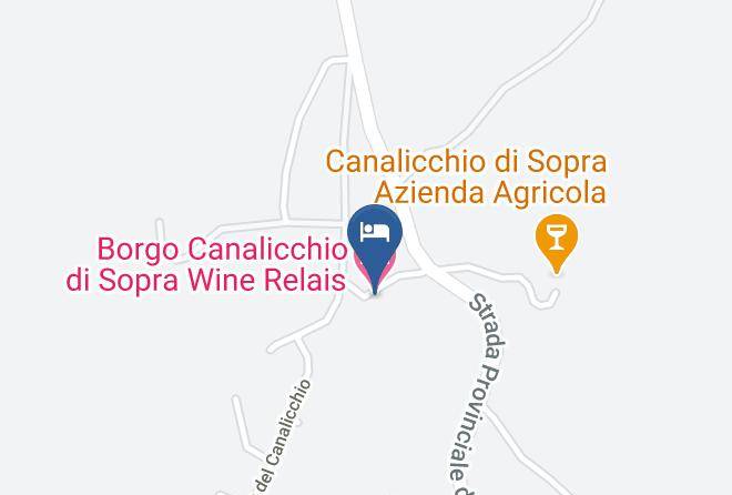 Siena - Borgo Canalicchio Di Sopra Wine Relais Maps