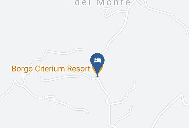 Cosenza - Borgo Citerium Resort Maps