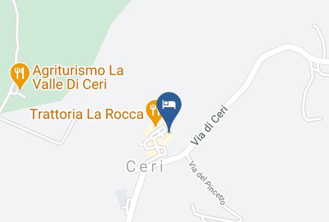 Borgo Di Ceri B&b Map