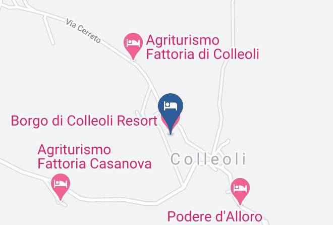 Pisa - Borgo Di Colleoli Resort Maps