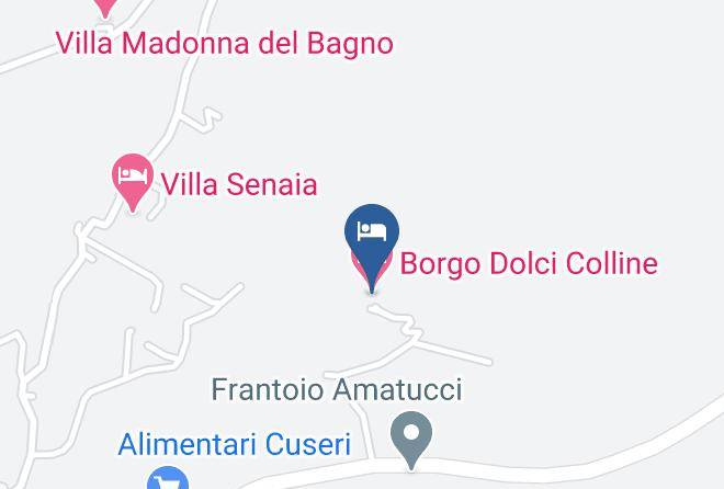 Arezzo - Borgo Dolci Colline Maps