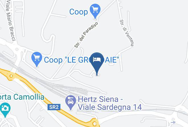 Siena - Borgo Grondaie Maps