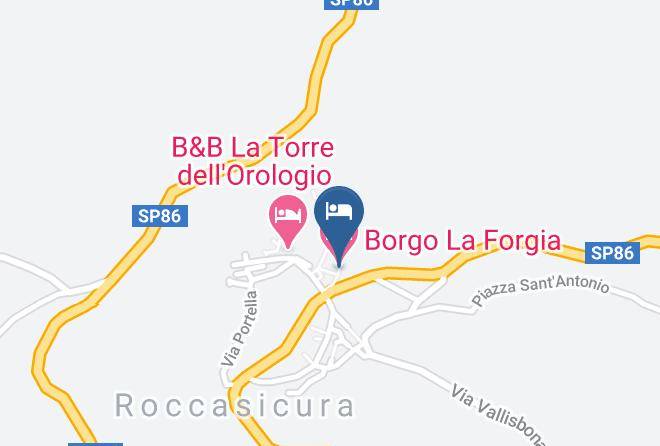 Isernia - Borgo La Forgia Maps