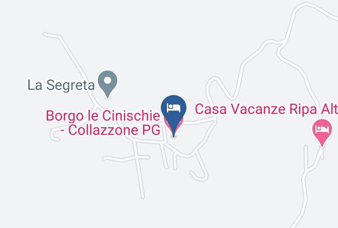 Perugia - Borgo Le Cinischie Collazzone Pg Maps