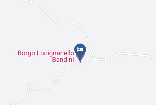 Siena - Borgo Lucignanello Bandini Maps