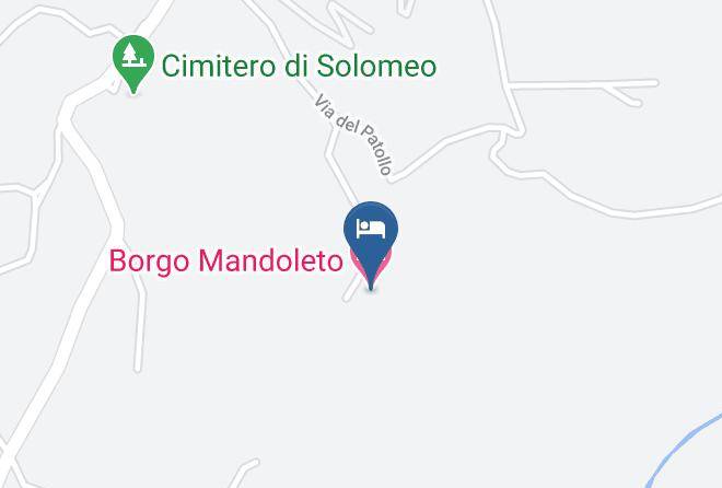 Perugia - Borgo Mandoleto Maps