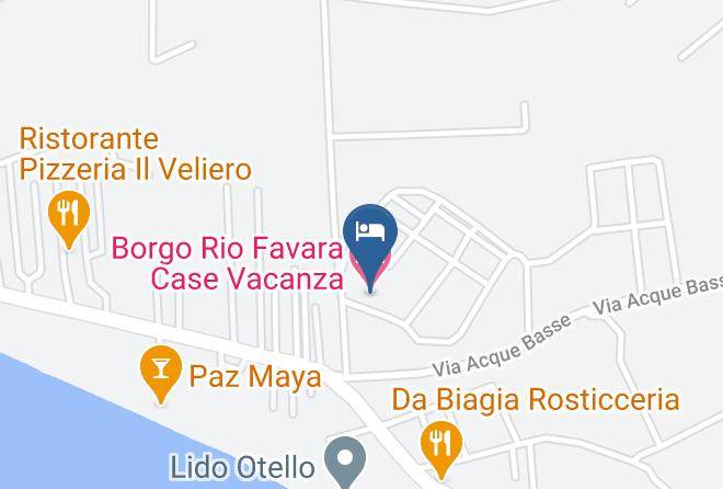 Ragusa - Borgo Rio Favara Case Vacanza Maps