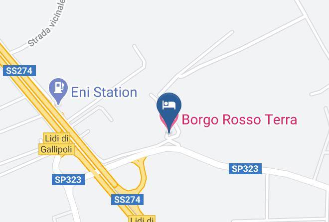 Lecce - Borgo Rosso Terra Maps