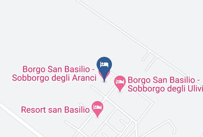 Matera - Borgo San Basilio Sobborgo Degli Aranci Maps