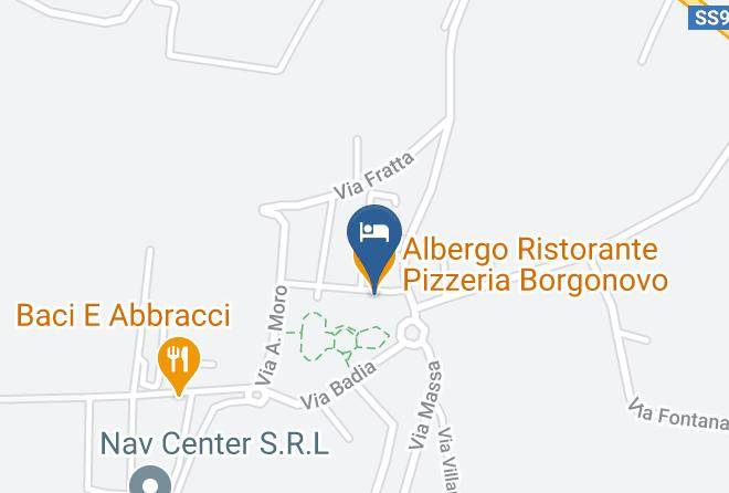 Forli - Albergo Ristorante Pizzeria Borgonovo Maps