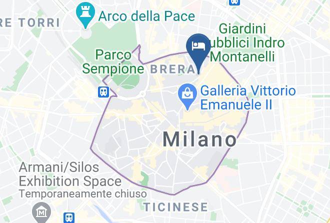 Milan - Borgonuovo Uno Maps