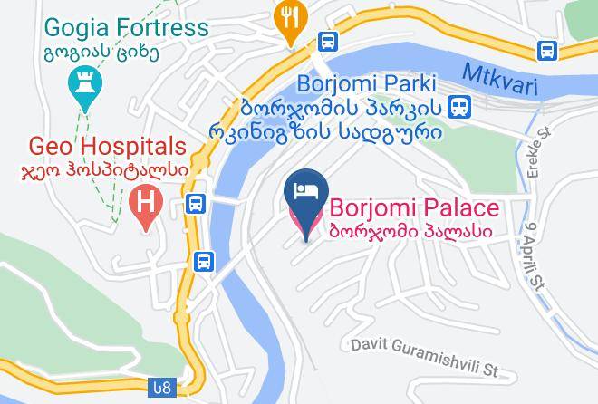 Borjomi - Borjomi Palace Hotel Maps