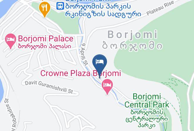 Borjomi - Borjomi Underwood Hotel Maps